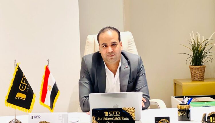 محمد عبد البديع، رئيس مجلس إدارة شركة إيفيد العقارية