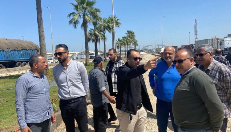 جولة تفقدية للدكتور محمد خلف الله رئيس جهاز مدينة دمياط الجديدة