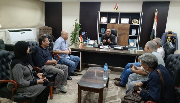 اجتماع رئيس الجهاز مع ممثلى منطقتي " الرابية والسلام"