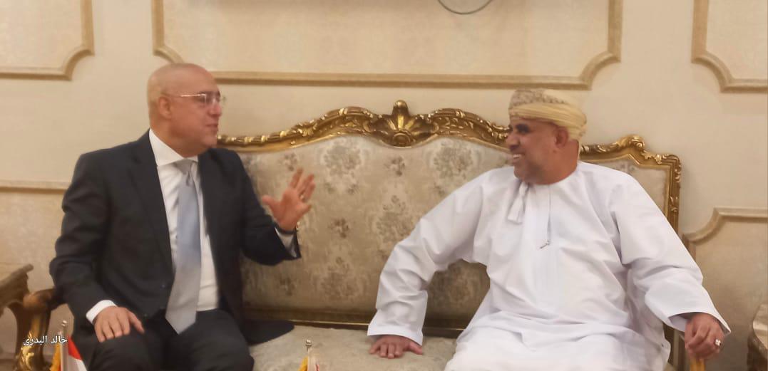 الدكتور عاصم الجزار وزير الإسكان يستقبل الدكتور خلفان بن سعيد الشعيلي، وزير الإسكان والتخطيط العمراني بسلطنة عمان