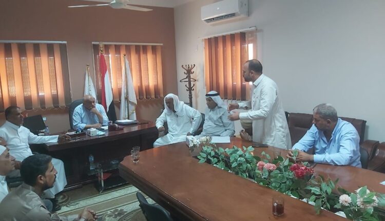 رئيس جهاز مدينة بورسعيد الجديدة يلتقي شيوخ ورؤساء القبائل