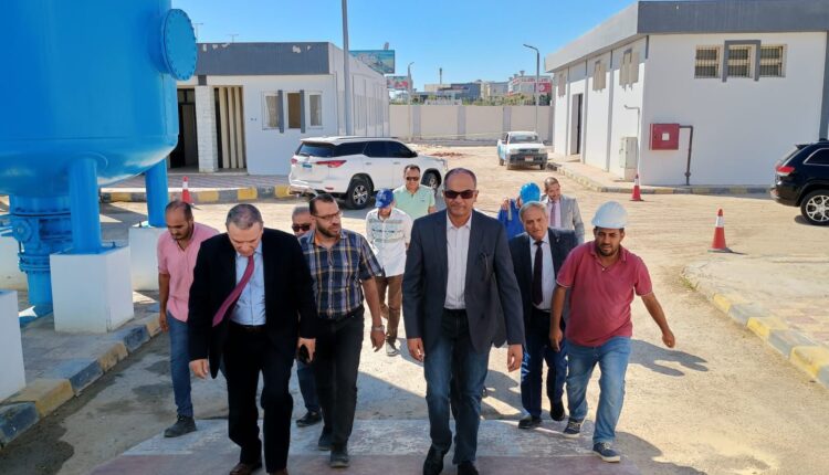 خلال تفقد نائب وزير الإسكا روافع مياه شرب سيدي عبد الرحمن والعلمين