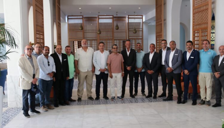 خلال الجولة التفقدية لرئيس شركة أبو ظبي للاستثمارات السياحية