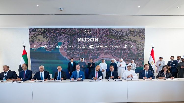 «مدن القابضة» توقع اتفاقية تعاون مع «إي آند مصر»