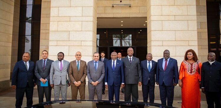 جانب من زيارة وفد من جمهورية الكونغو للعاصمة الإدارية