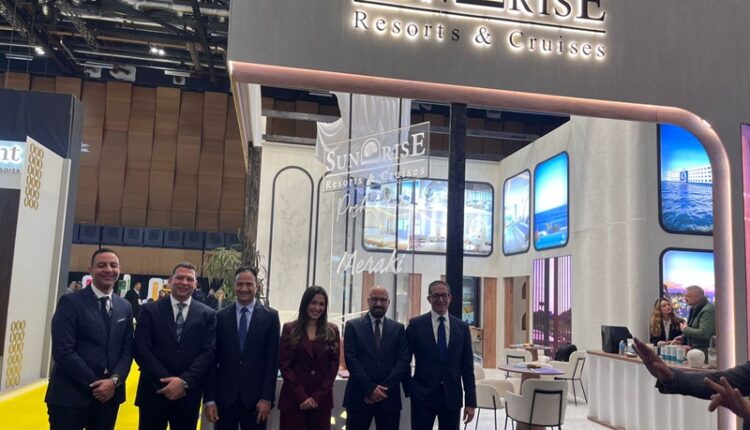 جانب من مشاركة صن رايز في بورصة لندن الدولية للسياحة