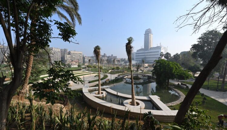 مشروع تطوير وإحياء حديقة الأزبكية