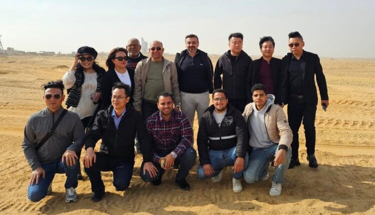 وفد صيني يزور مدينة أكتوبر الجديدة