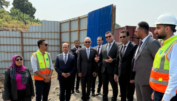 جانب من تفقد وزير الإسكان للمحطة