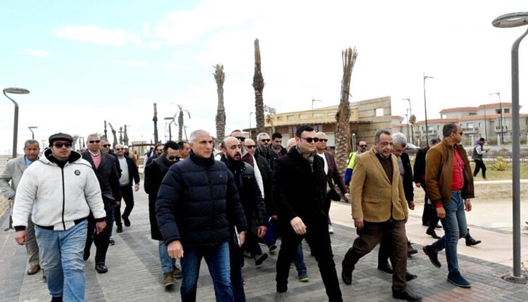 جانب من جولة وزير الإسكان بمدينة المنصورة الجديدة