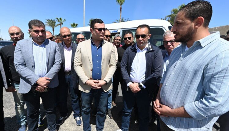 جانب من الجولة التفقدية لوزير الإسكان في مارينا العلمين