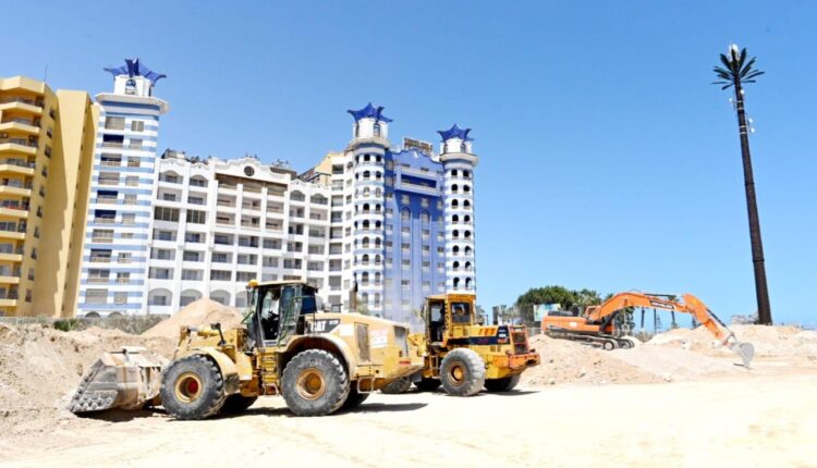 جانب من أعمال التطوير