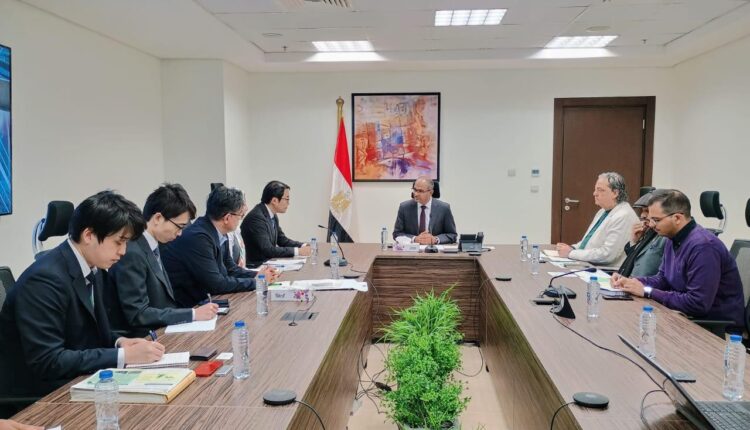 جانب من لقاء نائب وزير الإسكان مع وفد ياباني