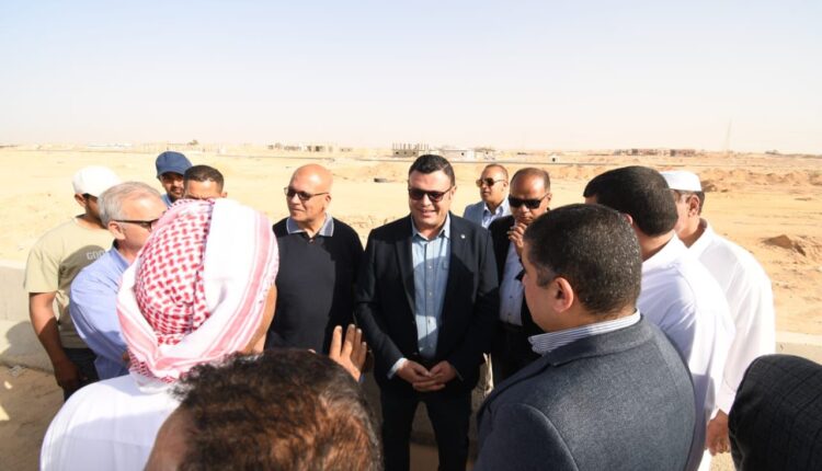 وزير الإسكان يتفقد سير العمل بعدد من مشروعات التطوير بالعلمين الجديدة