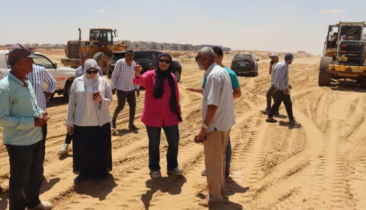 رئيس جهاز الشيخ زايد تتفقد المشروعات الجارية بتوسعات المدينة ومحطة الصرف الرئيسية