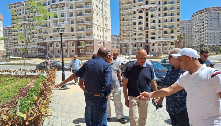 مسؤولو هيئة المجتمعات العمرانية يتفقدون مشروع صواري غرب كارفور بالإسكندرية