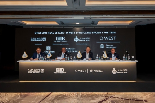 «أوراسكوم للتنمية مصر» توقع تمويلاً مشتركاً بقيمة 18 مليار جنيه لاستكمال تطوير مشروع «O West»